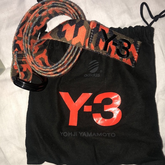 y3 belt red